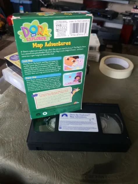 NICK JR DORA Explorer Map Adventures VHS Video Tape Nickelodeon EUR PicClick DE