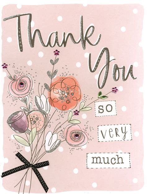 Thank You So Very Much Gigantic Greeting Card A4 Sized Cards Cards
