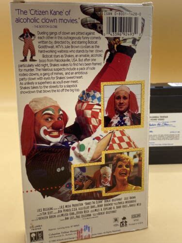 Shakes The Clown Vhs Bobcat Goldthwait Julie Brown Cult Comedy Vhs Tapes