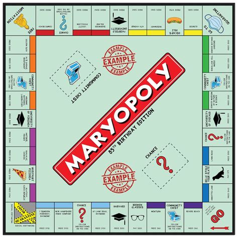 Monopoly Board Game Printable
