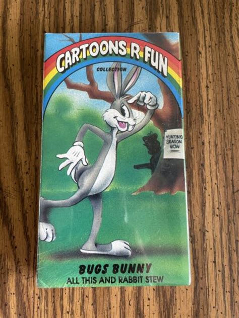 Cartoons R Fun Bugs Bunny All This And Rabbit Stew Vhs Video Tape 1989