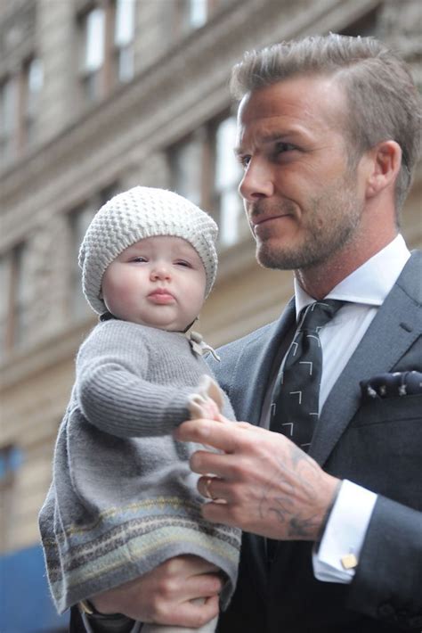David Beckham And His Daughter Harper David E Victoria Beckham