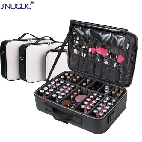 Professional Makeup Organizer Case Makeup Case Professional Box Pu Leather Aliexpress