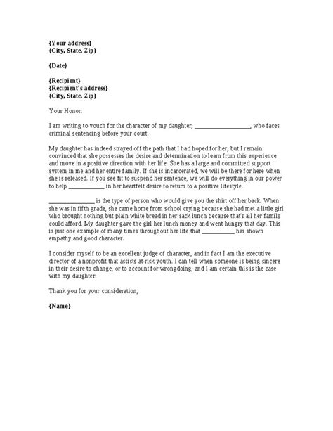 Samples of recommendation letters, tips for writing a recommendation letter. character reference letter family court | Court Letters | Pinterest | Reference letter, Sample ...