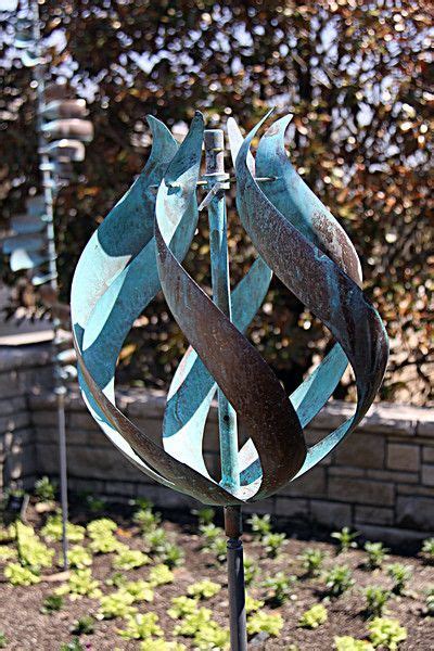 Tulip Wind Sculpture Metal Garden Art Garden Art