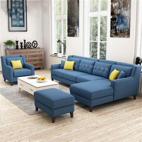 Hester Sofa Set Navy Blue Mehshan Interiors