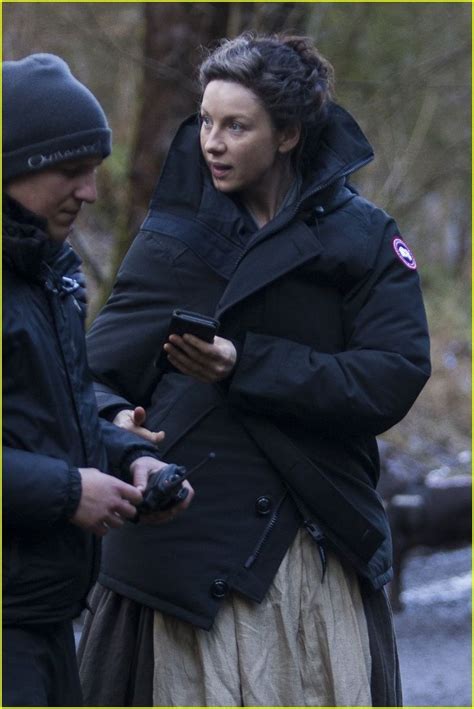 caitriona balfe bundles up on the set of outlander photo hot sex picture
