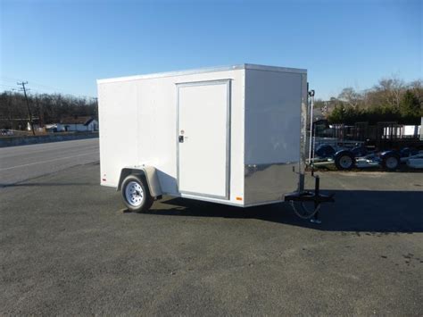 Covered Wagon 6 X 10 Enclosed Cargo Trailer Wramp 3k New