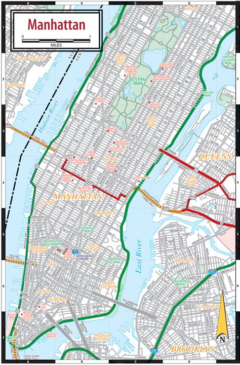 Manhattan Road Map