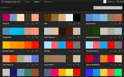 Adobe Color Cc Palettes