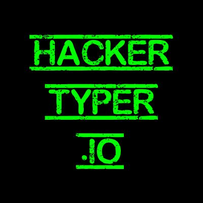 hackertyperio hacker typer github