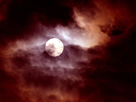 Stormy Moon Pyrography By Linda Cox Fine Art America