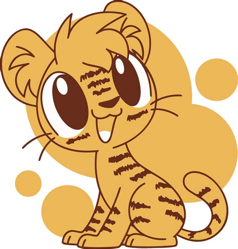 Lion Tiger Cartoon Clip Art Vector Graphics Png Download Full