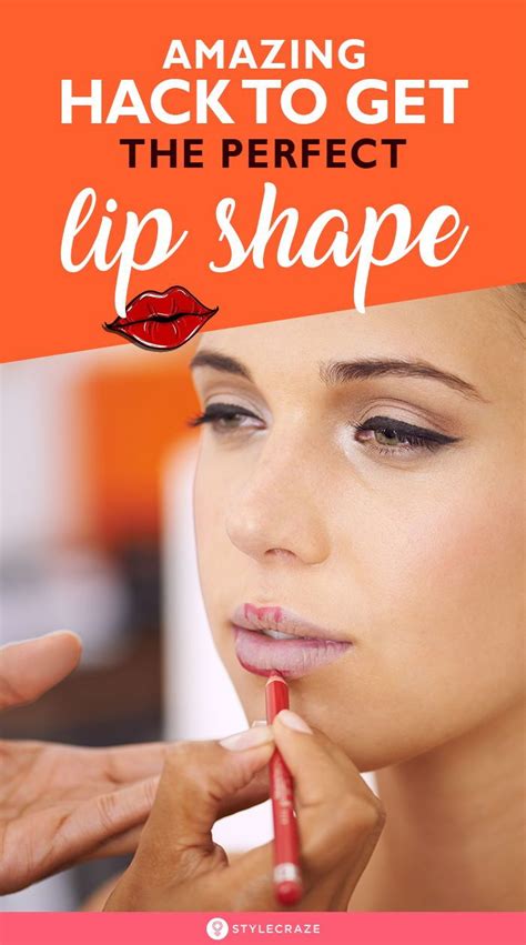 How To Get Perfect Lip Shape With Makeup Tutorial With Pictures Perfect Lips Lip Shapes