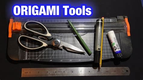 Basic Origami Tools For Papercraft Beginners Origami Toolbox Youtube