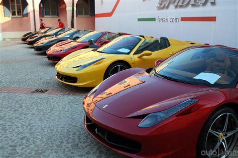 love ferrari and exotic cars フェラーリの世界and高級車の情報 ：フェラーリ・458 spider／プレス試乗会