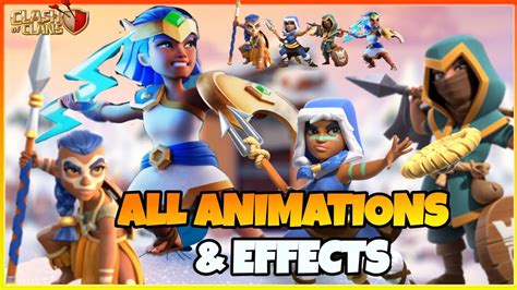 Royal Champion All Skins Animations And Effects Coc New Gladiator