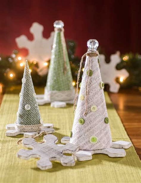 Christmas Glitter Paper Mache Cones