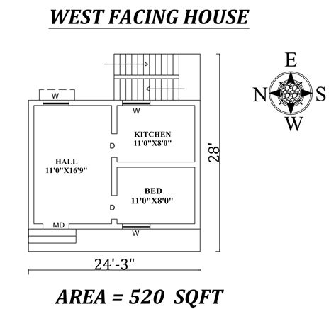 Autocad Drawing File Shows 243 One Floor House Plans 20x30 House