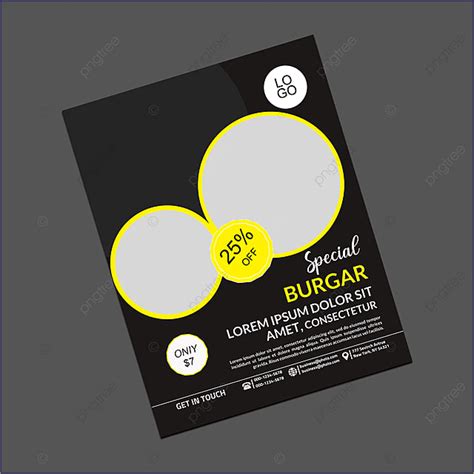 Gambar Ide Desain Flyer Makanan Selebaran Untuk Bisnis Templat Untuk