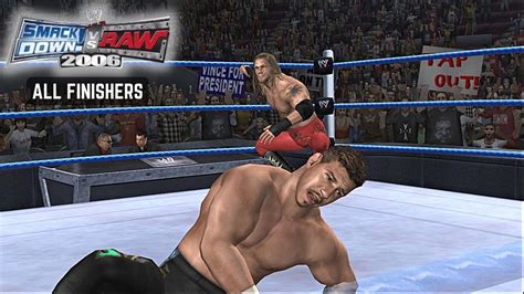 All Finishers Of Wwe Smackdown Vs Raw 2006 Youtube