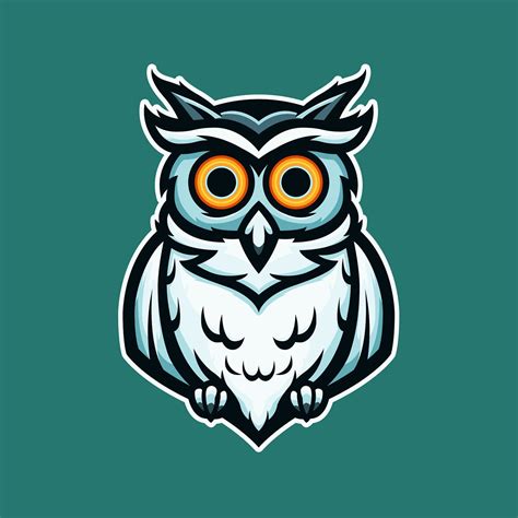 Owl Mascot Logo Illustration Illustration