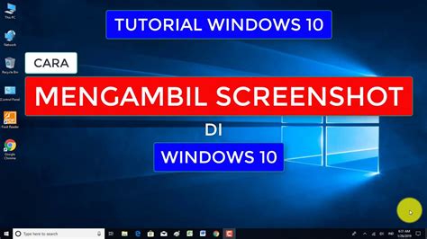 Cara Screenshot Di Windows 10 Tutorial Windows 10 Youtube