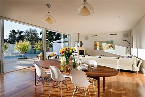 Open Floor Plan House Interior Design Located In Sunny