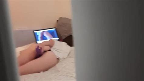 spying on step sister caught her watching porn and playing with her wet pussy porn videos