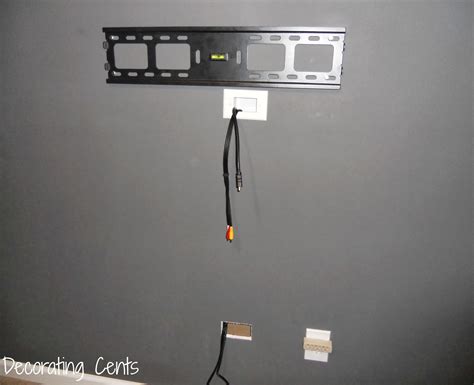 Wall Mounted Tv And Hiding The Cords