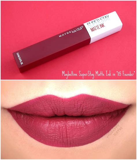 Maybelline Superstay Matte Ink Liquid City Edition 115 Founder Atelier Yuwaciaojp