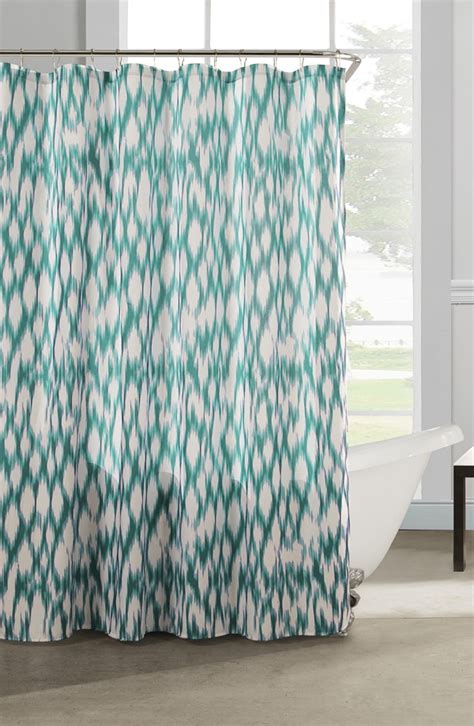 Teal Kensie Caitlin Shower Curtain Everything Turquoise