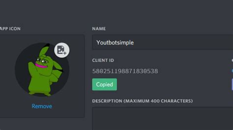 How To Get A Invite Link For Your Discord Bot Youtube