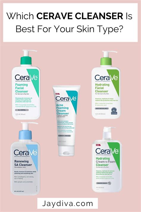 Which Cerave Cleanser Is Best For Your Skin Type Jaydiva Cerave