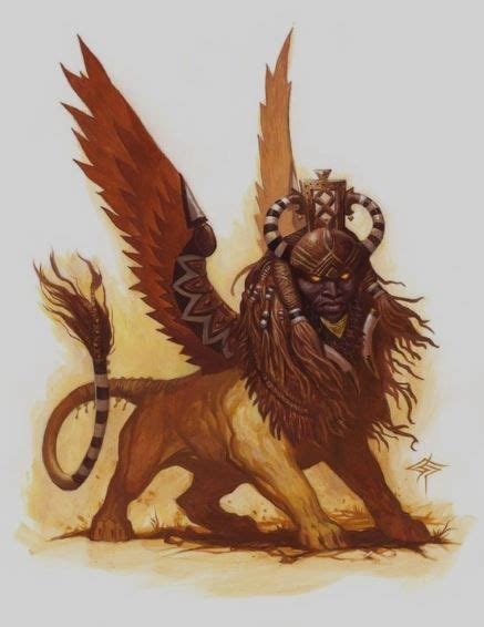 A Manticore Was A Large Magical Beast With The Body Of A Lion Dragon