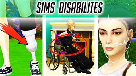 Functional Wheel Chair Prosthetic Leg Sims 4 Disabilities Youtube