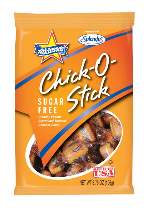 Atkinson Sugar Free Peg Bag Chick O Stick Nuggets 12 X 106g