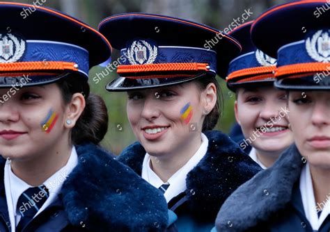 Romanian Cadet Women Romanian Police Academy Editorial Stock Photo