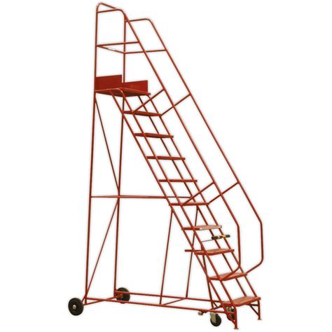 Sealey Mobile Safety Step Ladder Safety Ladders
