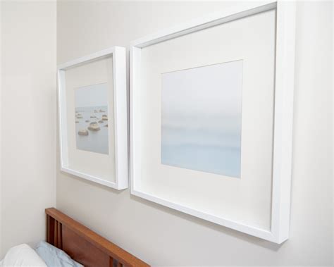 How To Paint Ikea Ribba Frames From Black To Modern Coastal White
