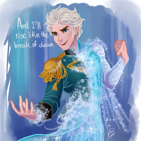 Disney Myart Genderbend Anna Frozen Hans Sven Kristoff Elsa Juliajm15 •