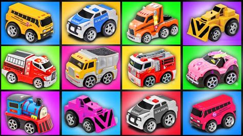 Learn Colors With Street Vehicles Toys Parking Lot For Kids Learn