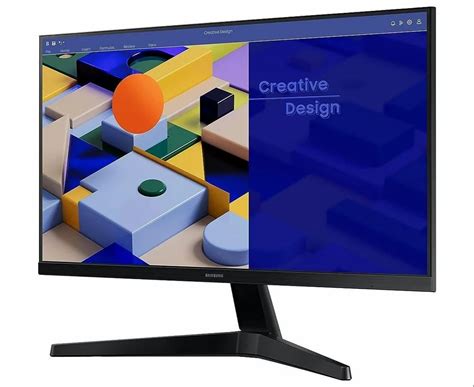 24 inch flat samsung 24 ls24c310eawxxl led monitor ips full hd 1920x1080 at rs 8300 in