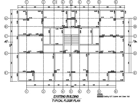 Typical Structural As Built Plan Drawing Download Scientific Diagram
