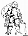 Tortugas Ninja para colorear 🥇 ¡Dibujos para imprimir y pintar!
