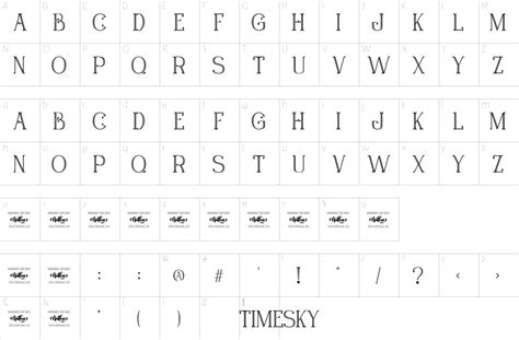 Timesky Font 1001 Free Fonts