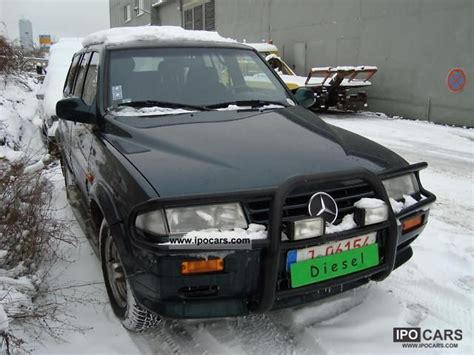 1999 Ssangyong Musso 29 Ltrmercedes 5 Zylmotor Vb Price Car