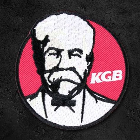 Satirical Kfc Kgb Embroidered Velcro Patch — Little Patch Co
