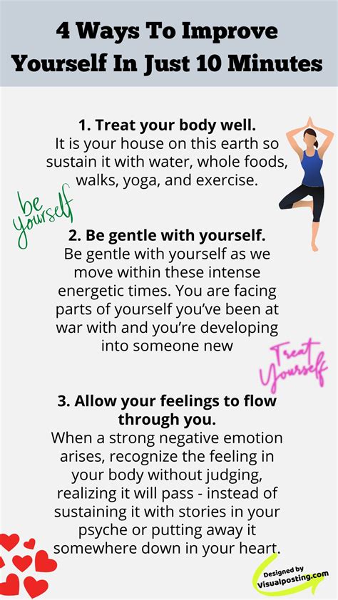 4 Ways To Improve Yourself In Just 10 Minutes Self Care