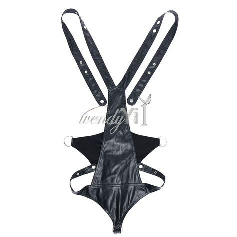 men pu leather full body chest harness lingerie cosplay clubwear costume belts ebay